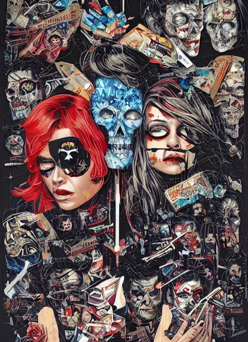 Image similar to the dead of night, by Sandra Chevrier and Dan Mumford