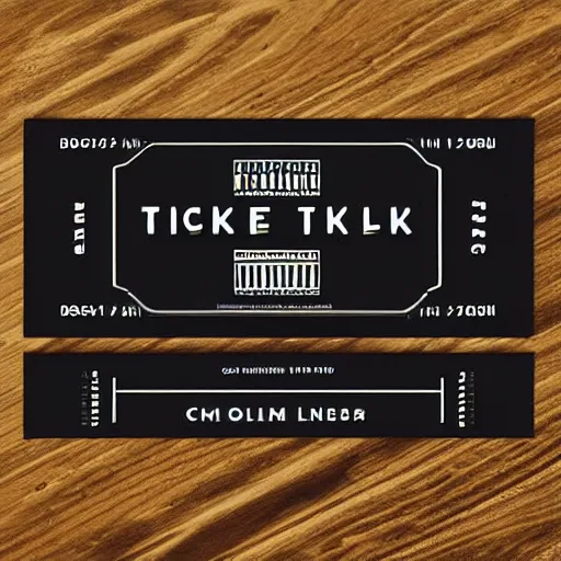 Image similar to ticket design