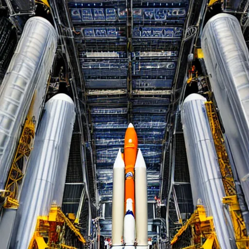 Prompt: space launch system nasa, real photo, f / 1. 8, nikon d 3 0 0 0, high quality