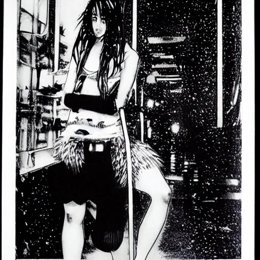 Image similar to cute werewolf female by Daido Moriyama