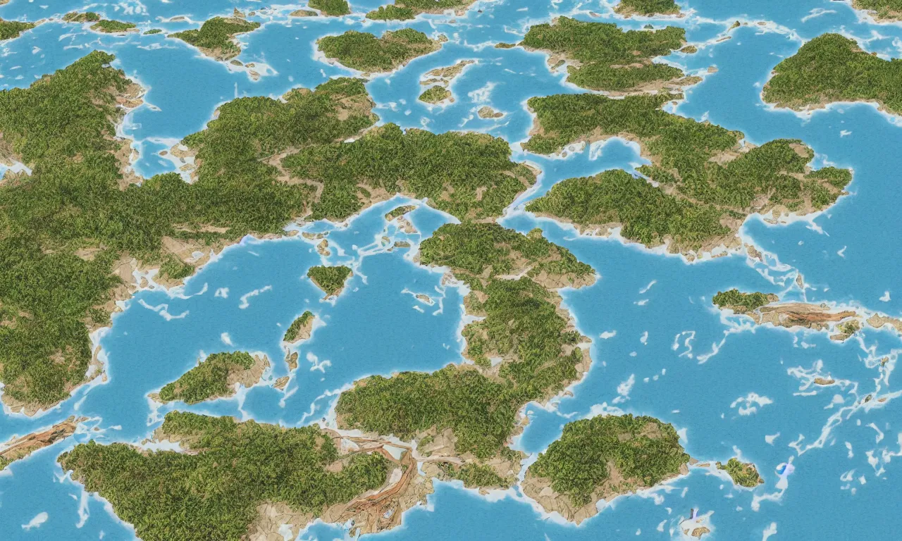 archipelago islands map