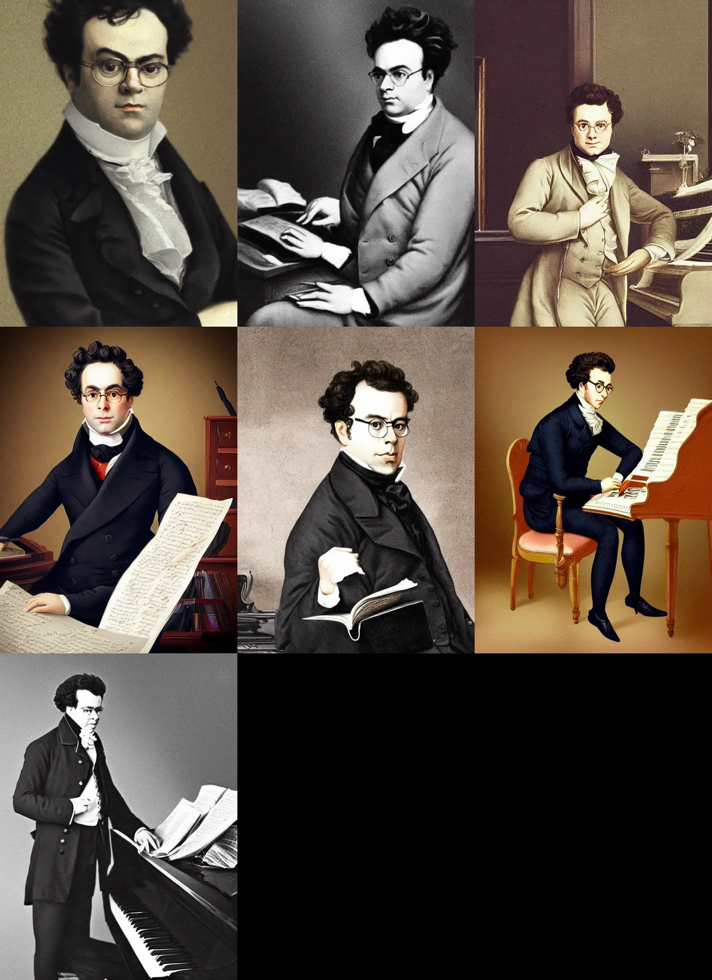 Prompt: a photo of franz schubert if he was living in 2 1 st century, a real photo, instagram photo, trending in instagram