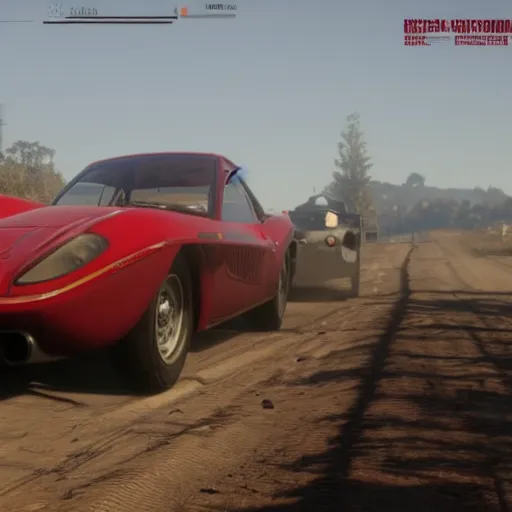 Image similar to ferrari in red dead redemption 2