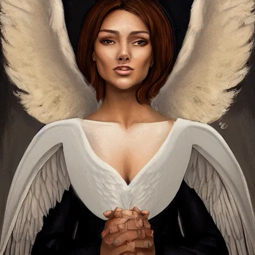 Image similar to angel, character portrait by Billy Christian