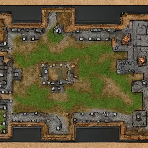 Image similar to d & d battlemap fort battlemap call of duty black ops 4 multiplayer map design symmetrical