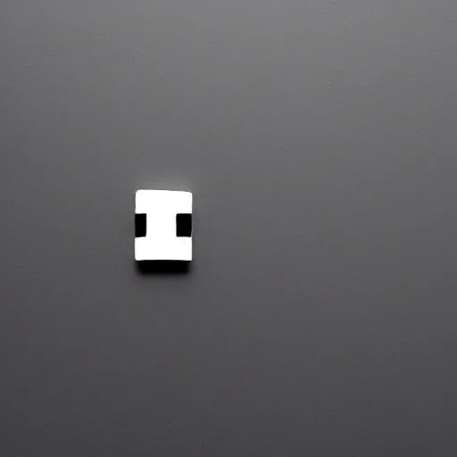 Image similar to single black dot on white background