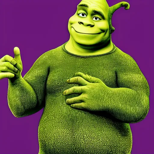 Image similar to an x - ray photograph of shrek