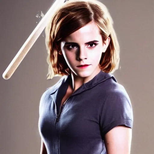 Prompt: emma watson as buffy the vampire slayer