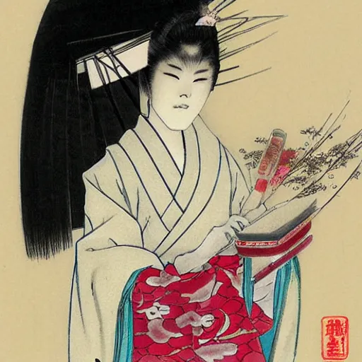 Image similar to Geisha by Hiroaki Samura