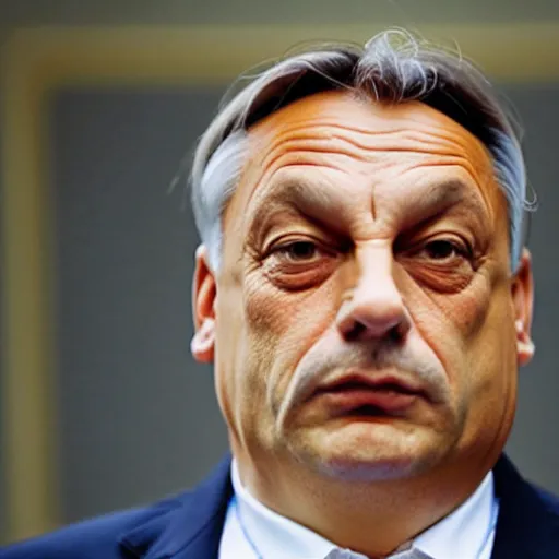 Prompt: viktor orban as homer simpson