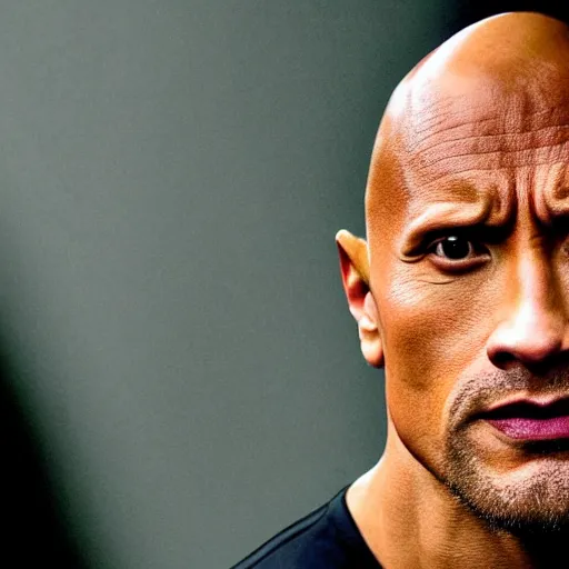 the rock eyebrow raise, Stable Diffusion