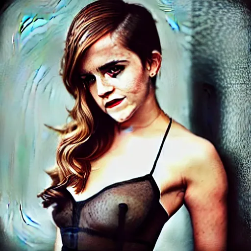 Image similar to “Emma Watson, pin-up”