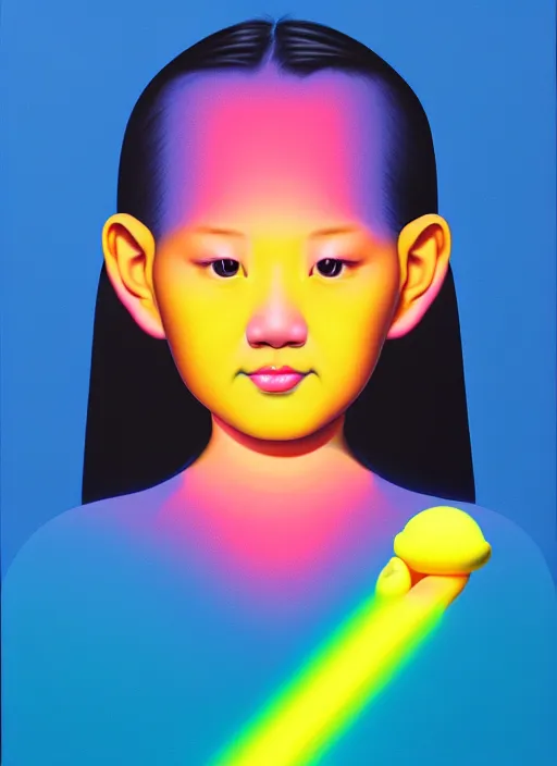 Image similar to cute girl by shusei nagaoka, kaws, david rudnick, airbrush on canvas, pastell colours, cell shaded, 8 k