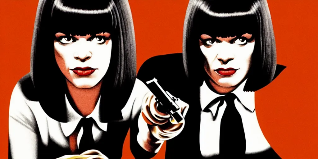 Image similar to pulp fiction poster