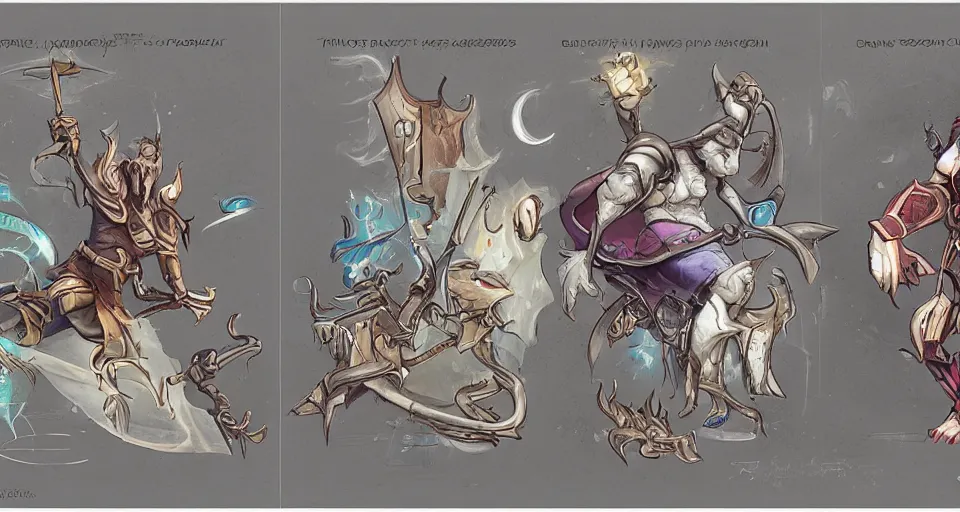 Prompt: the two complementary forces that make up all aspects and phenomena of life, by D&D Concept Artists