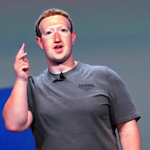 Prompt: chubby mark zuckerberg