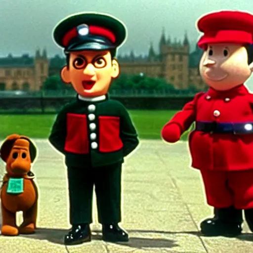 Image similar to herman goering in postman pat, bbc