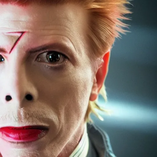 Image similar to a photo of kira yoshikage played by david bowie