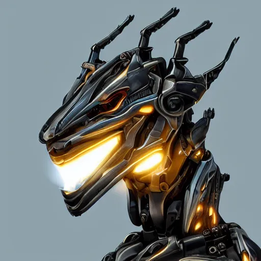 Prompt: a highly detailed close-up bust, of an awe-inspiring beautiful majestic anthropomorphic robotic mecha female dragon, with smooth and streamlined armor, standing and posing elegantly in front of the camera, well detailed head with epic LED eyes, sharp and dangerous sleek design, two arms, digital art, artstation, DeviantArt, professional, octane render, sunset lighting