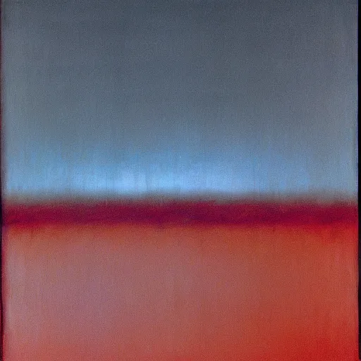 Image similar to the abstract painting'arctic void ', by caspar david friedrich, by rothko