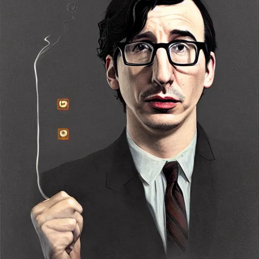 Prompt: photo booth, john oliver and adam driver, john oliver, adam driver, full body, elegant, beautiful, highly detailed, centered, dark, smokey, digital painting, concept art, smooth, sharp focus, illustration, deviant art, art by greg rutkowski