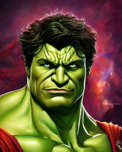 incredible hulk, portrait, fantasy art, in the style | Stable Diffusion