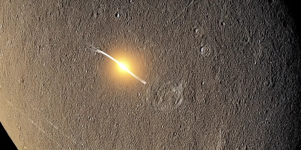 Image similar to “medium close up of a light sail probe enters a solar system carrying a dead alien. The probe is from an isolated star in a thick dust cloud, UE5, 8K, 4K”