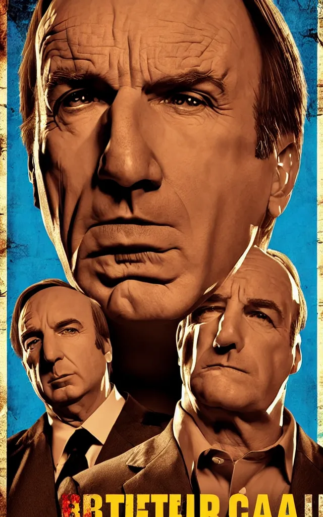 Prompt: better call saul poster, digital art, epic composition, highly detailed, artstation