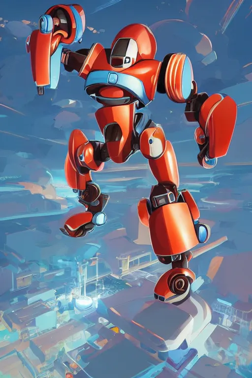 Image similar to metabots medabots medarotto medarot robot minimalist comics, behance hd by jesper ejsing, by rhads, makoto shinkai and lois van baarle, ilya kuvshinov, rossdraws global illumination ray tracing hdr radiating a glowing aura