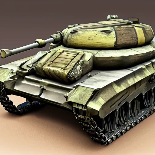 Image similar to a cross between a tank and a scorpion