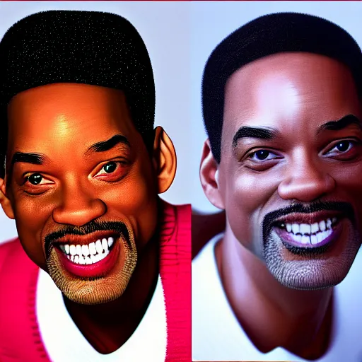 Prompt: a portrait of the love child of Will Smith and Chris Rock