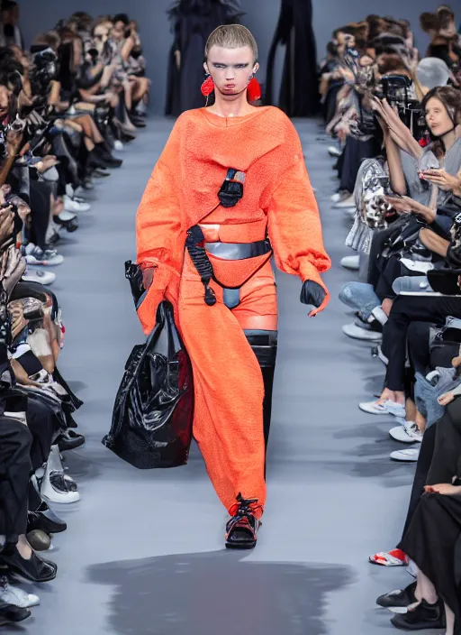 Prompt: hyperrealistic and heavy detailed balenciaga runway show of star wars, leica sl 2 5 0 mm, vivid color, high quality, high textured, real life