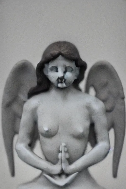 Image similar to old realistic photo of an real angel, angel is doing yoga, photograph, early 1 9 0 0's, black and whitehighly detailed, matte, sharp focus, smooth, sharp focus, illustration