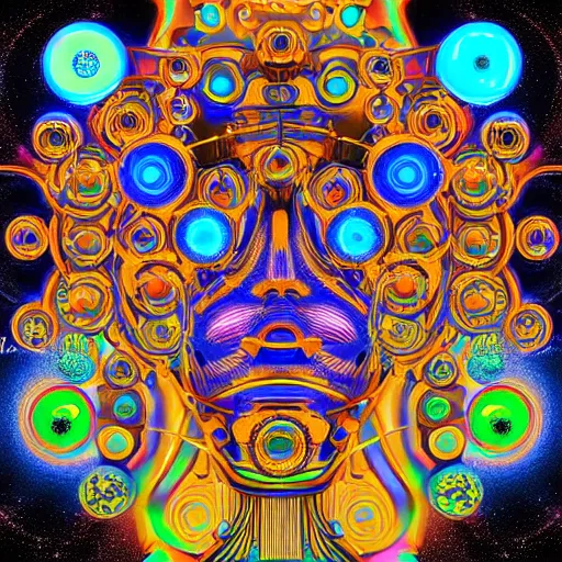 hyperdetailed masterpiece portrait of a psychedelic | Stable Diffusion ...