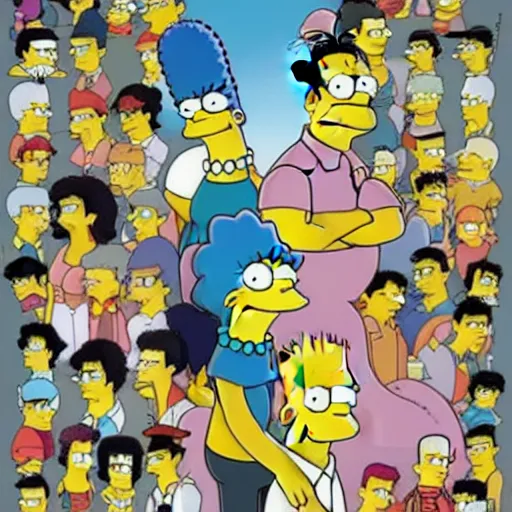 Image similar to the simpsons by Studio Ghibli