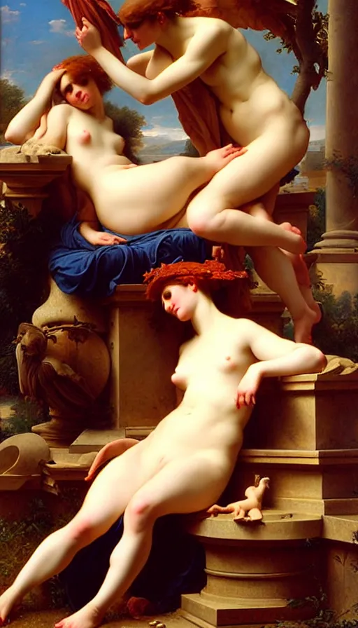 Prompt: the two complementary forces that make up all aspects and phenomena of life, by Guillaume Seignac