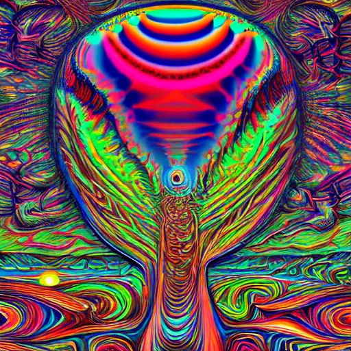 Image similar to aruba, psychedelic art, lsd, highly detailed, perfect, 8 k, concept art, by alex grey