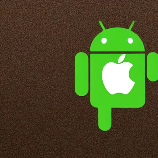 Image similar to android mixed apple logo