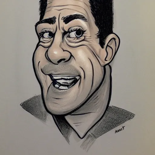 Prompt: a caricature portrait of Mark Walberg drawn by Mort Drucker Mad Magazine