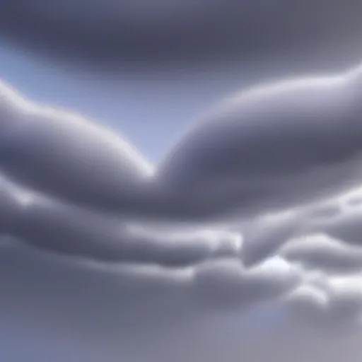 Prompt: worm clouds, 4k, post-processing, very very detailed, artstation, cute