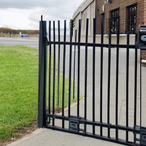 Image similar to a poorly - designed security gate that acts as a ladder