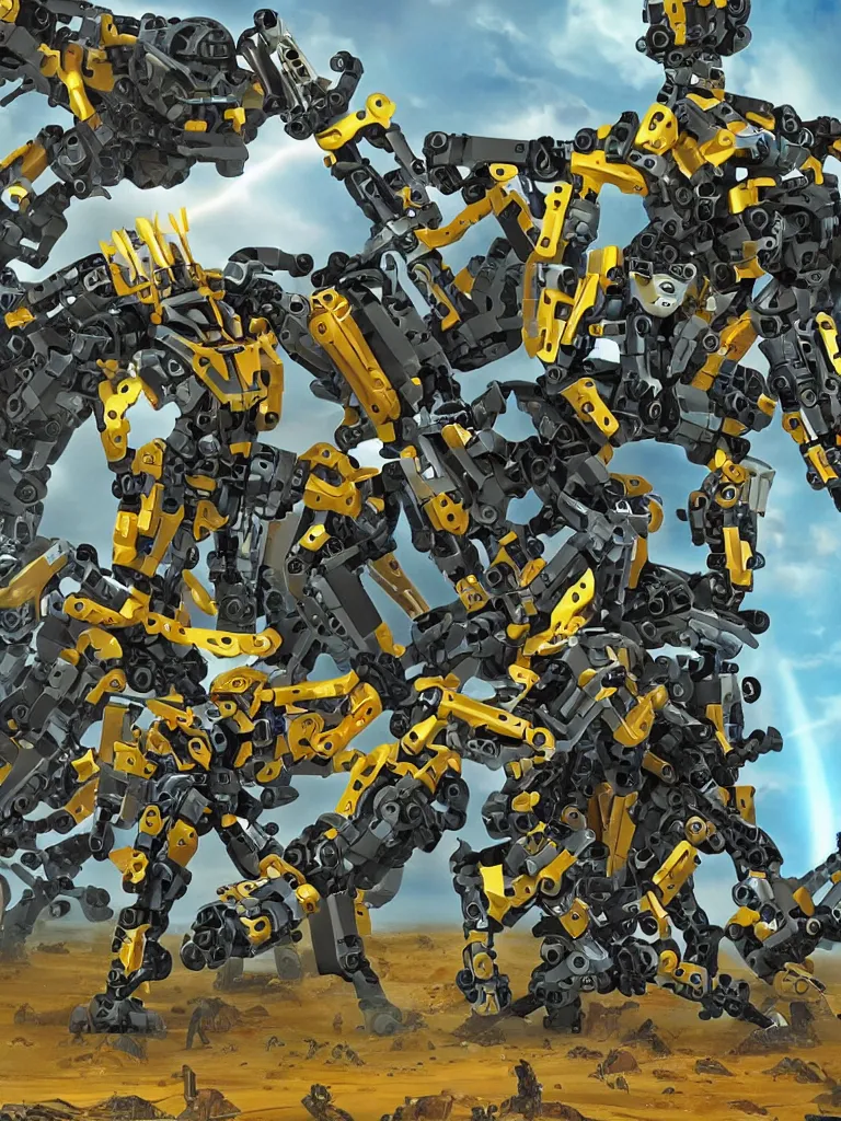 Prompt: New generation of Bionicle in 2022
