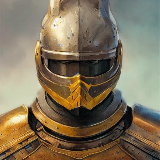 Image similar to duck as a realistic fantasy knight, closeup portrait art by donato giancola and greg rutkowski, realistic face, digital art, trending on artstation, symmetry!!