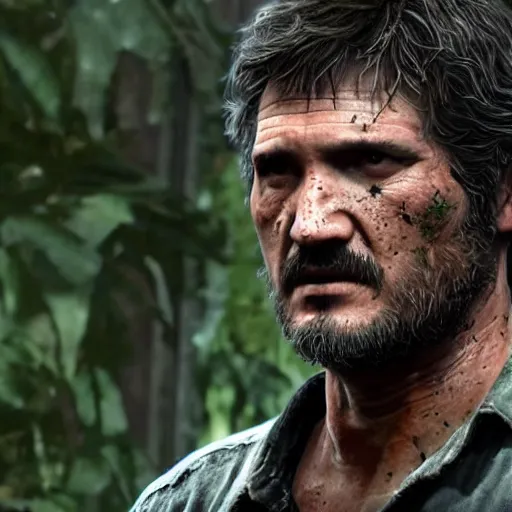 Image similar to Pedro Pascal as Joel in The Last Of Us