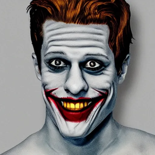 Image similar to pete davidson as the joker