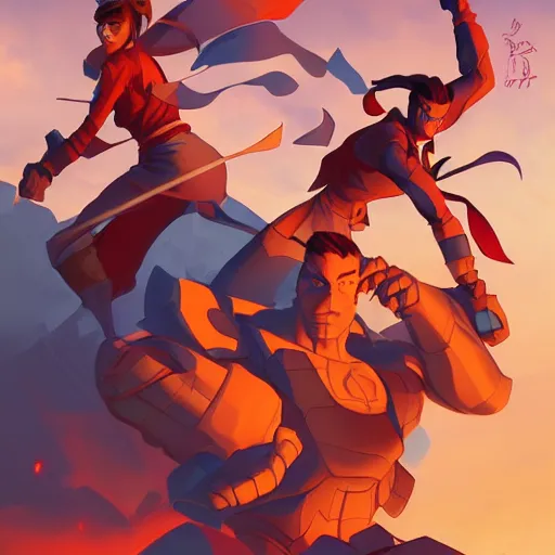 Image similar to hero world reboot 1 9 9 4, behance hd by jesper ejsing, by rhads, makoto shinkai and lois van baarle, ilya kuvshinov, rossdraws global illumination