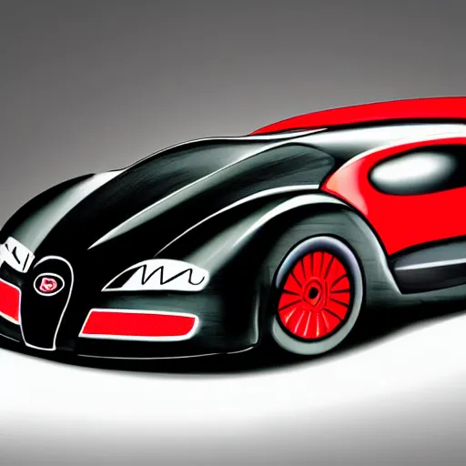 Prompt: Batmobile style Bugatti, Batmobile!!