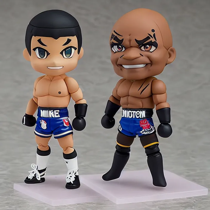 Image similar to mike tyson, an anime nendoroid of mike tyson, figurine, detailed product photo