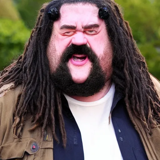 Image similar to Hagrid as a SoundCloud rapper