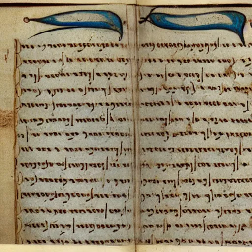 Image similar to marginalia from the Voynich manuscript